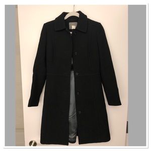 Jcrew double cloth lady day wool coat size 2